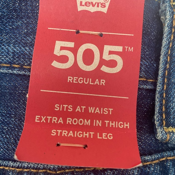 LEVI’S 505 REGULAR MEN’S STRAIGHT LEG JEANS SIZE: 40X30 - Picture 9 of 9